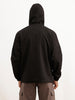 Solid Regular Fit Hooded Puffer Jacket | Black