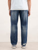 Anti Fit Distressed Denim Jeans  | Blue