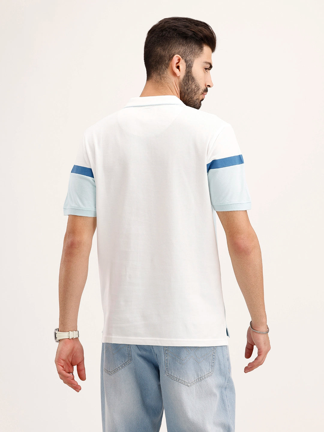 Slim Fit Polo T-Shirt | White