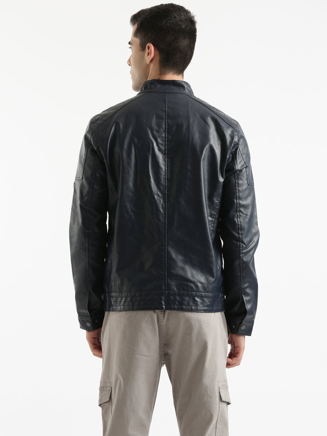 Biker Style Leather Jacket