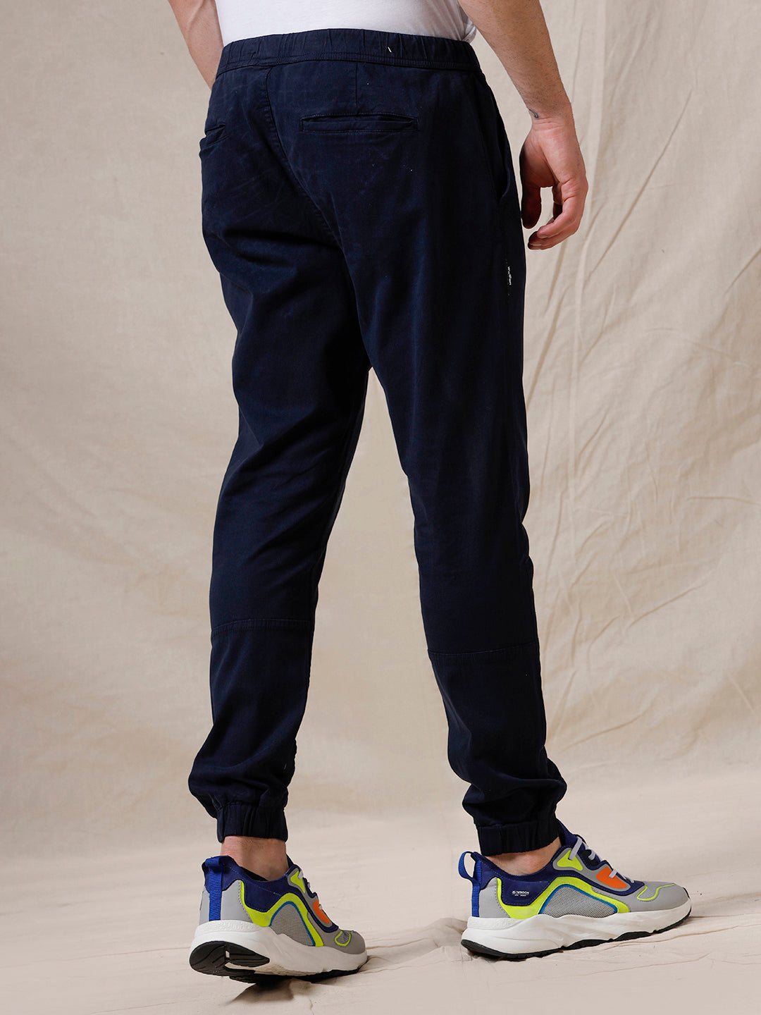 Classic Fashion Solid Woven Joggers