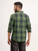 Regular Fit Checkered Shirt | Green