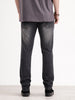 Slim Fit Washed Denim Jeans | Black
