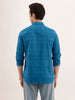 Regular Fit Textured Shirt | Blue