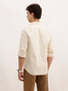 Solid Regular Fit Full Sleeve Shirt | Beige