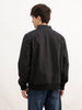 Solid Slim Fit Denim Jacket | Black | WNJK6339/NS