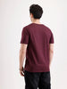 Casual Foil Printed T-Shirt   |  Maroon