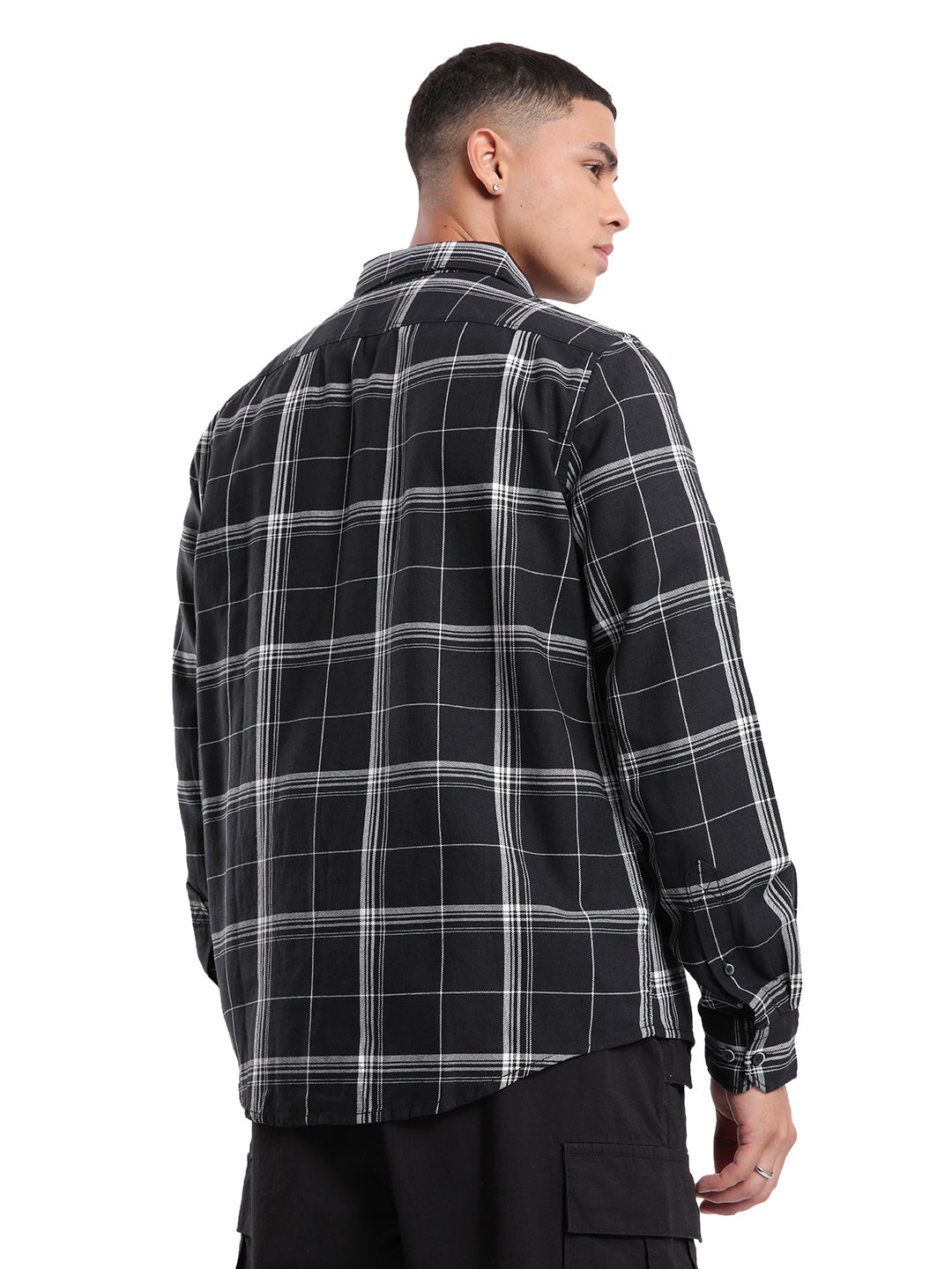 Black & White Classic Checked Shirt