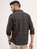 Slim Fit Checkered Shirt | Black