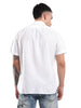 White Half Sleeve Cotton Shirt