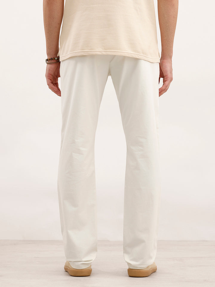 Straight Fit Trouser | Off White