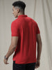 Wrogn Batch Red Polo T-Shirt