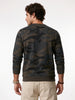 Slim Fit AOP Camo Sweatshirt | Olive