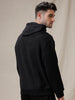 Solid Snug Black Hoodie