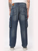 Blue Anti Fit Cargo Jeans