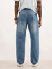Anti Fit Faded Denim Jeans | Light Blue | WUJN2921M