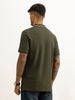 Classic Contrast Collar Polo T-Shirt | Olive