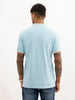 Regular Fit Tipping Collar Polo T-Shirt | Light Blue