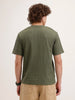 Comfort Fit Textured T-Shirt | Olive