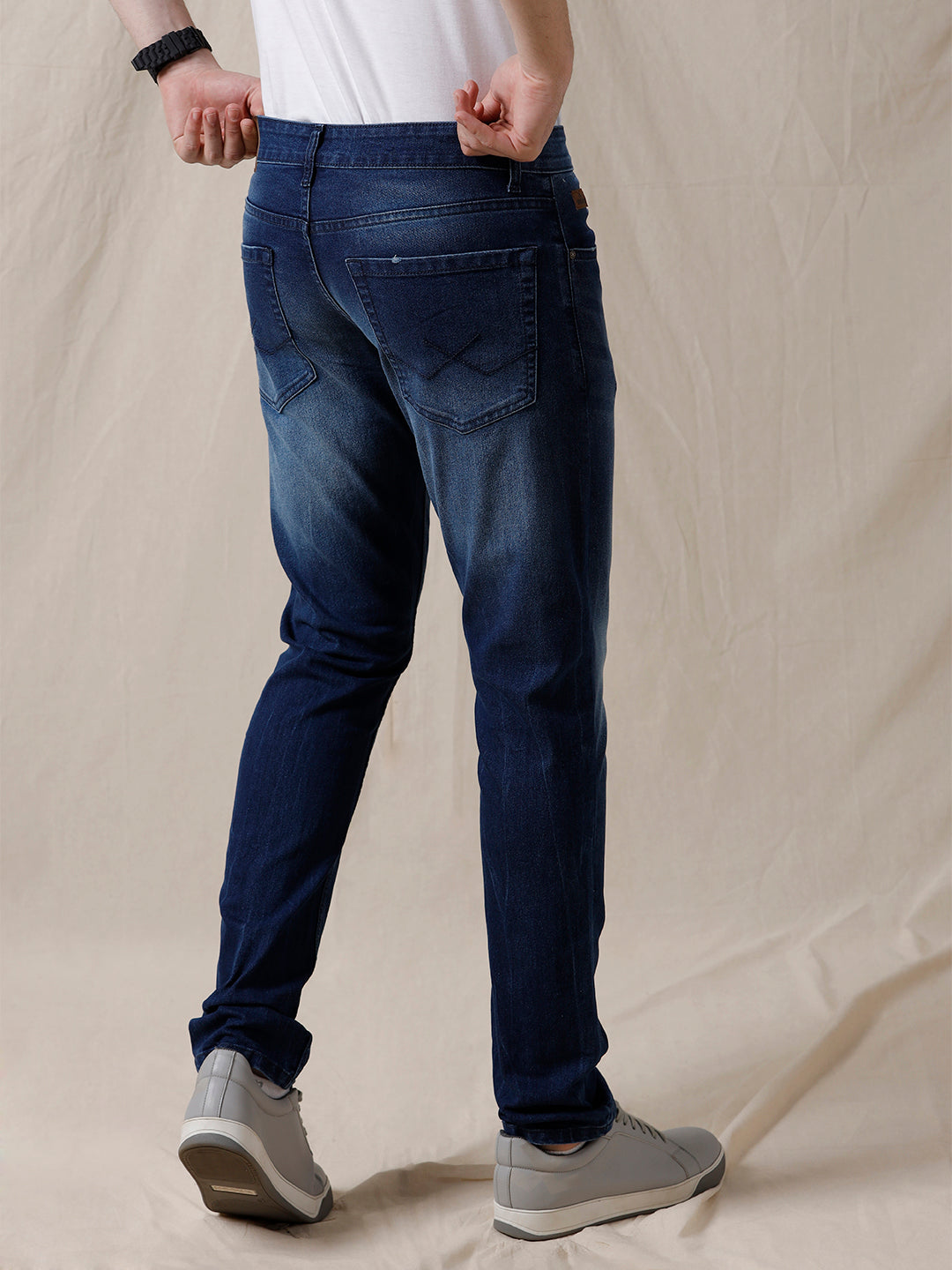 Electric Faded Mid Rise Jeans