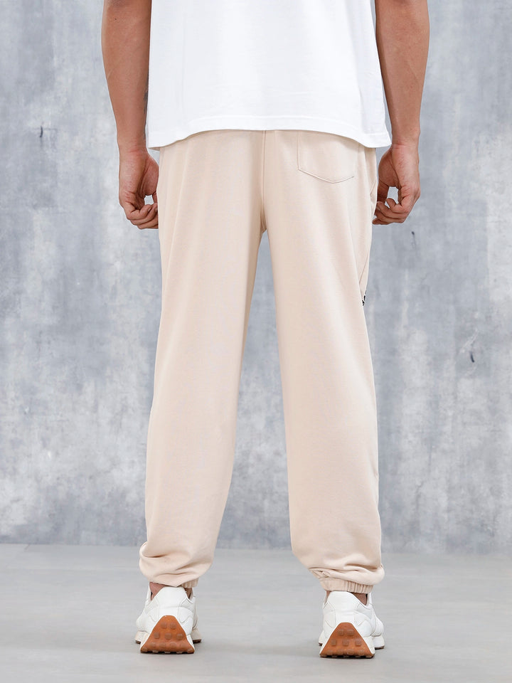 Men's Casual Relaxed Fit Knit Jogger | Beige