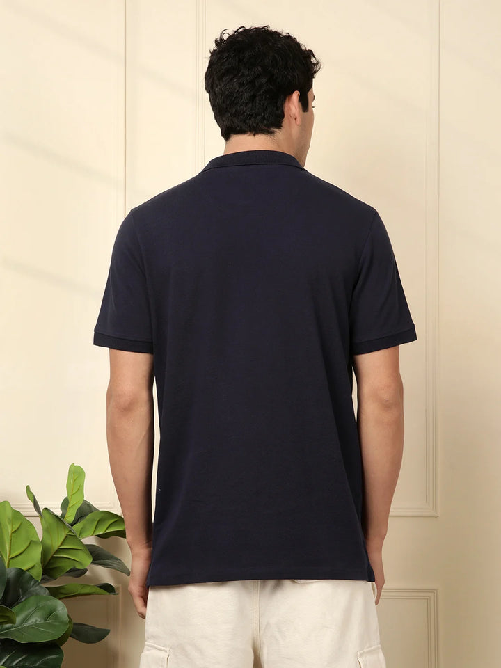 Wrogn 01 Blue Polo T-Shirt