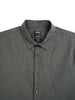 Solid Olive Cotton Linen Shirt