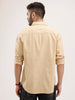 Oversized Double Pocket Fit Shirt | Beige
