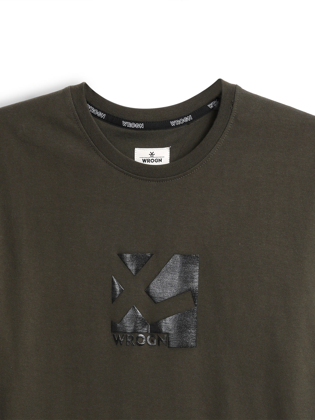 Olive Green Comfort Fit T-Shirt