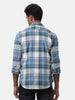 Blue Merge Checked Shirt