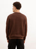 Comfort Fit Foil Printed Sweatshirt | Brown | WSS02FSCM1330S