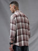 Double-Pocket Brown Tartan Shirt