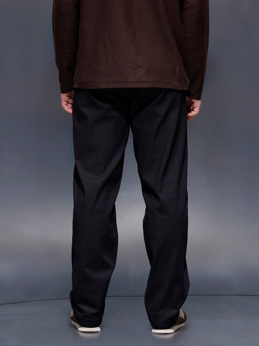 Casual Loose Fit Trouser  | Black