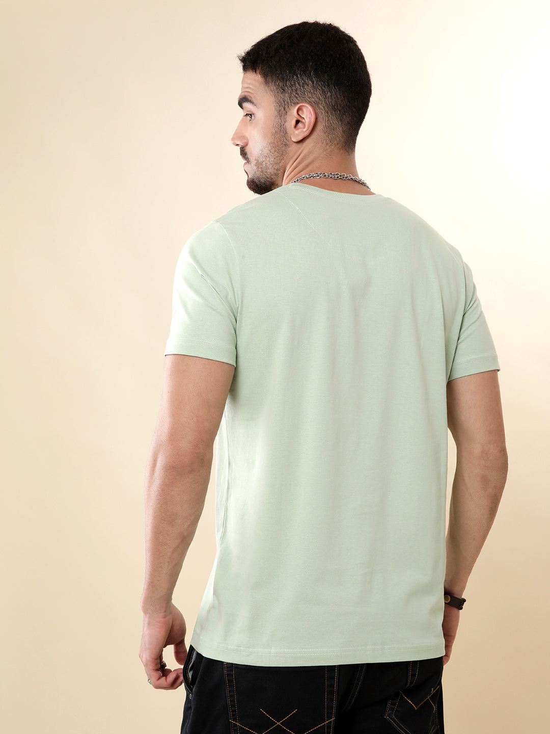 Mint Green Crew Neck T-Shirt