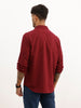 Solid Slim Fit Full Sleeve Shirt | Maroon | WSH02FSSL0181S