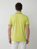 Smart Casual Polo with contrast Collar Detail | Light Green