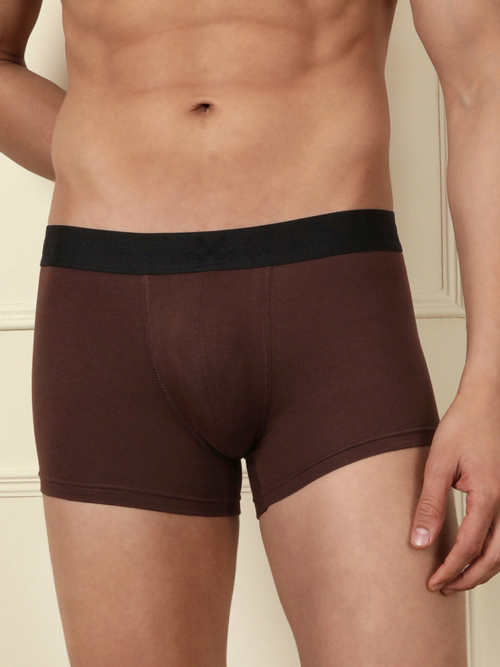 Soft Cotton Solid 3-Pack Trunks
