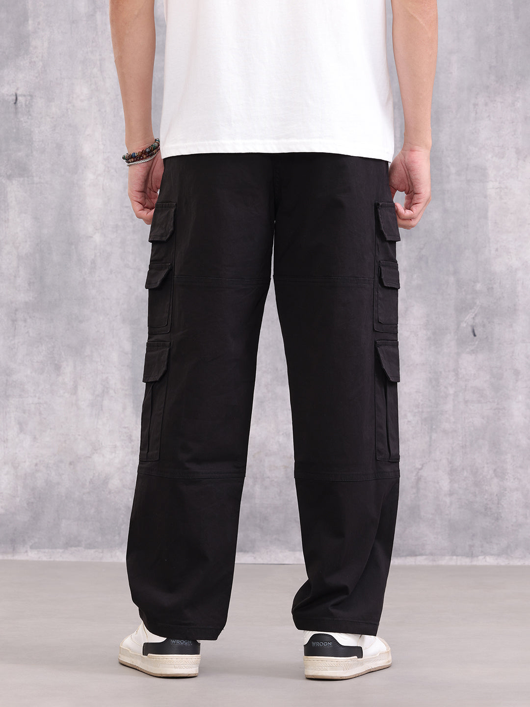 Loose Fit Cargo | Black