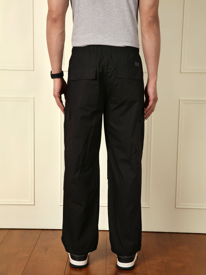Classic Black Parachute Pants