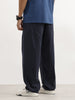 Solid Loose Fit Trouser | Navy Blue