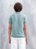 Slim Fit 100% Cotton Flat Knit Polo | Green