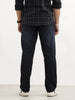 Solid Straight Fit Denim Jeans | Dark Blue