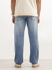 Anti Fit Solid Denim Jeans | Light Blue