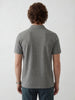 Textured Slim Fit Polo T-Shirt | Dark Grey