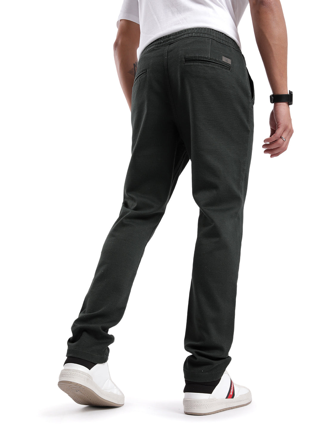 Olive Stride Solid Jogger