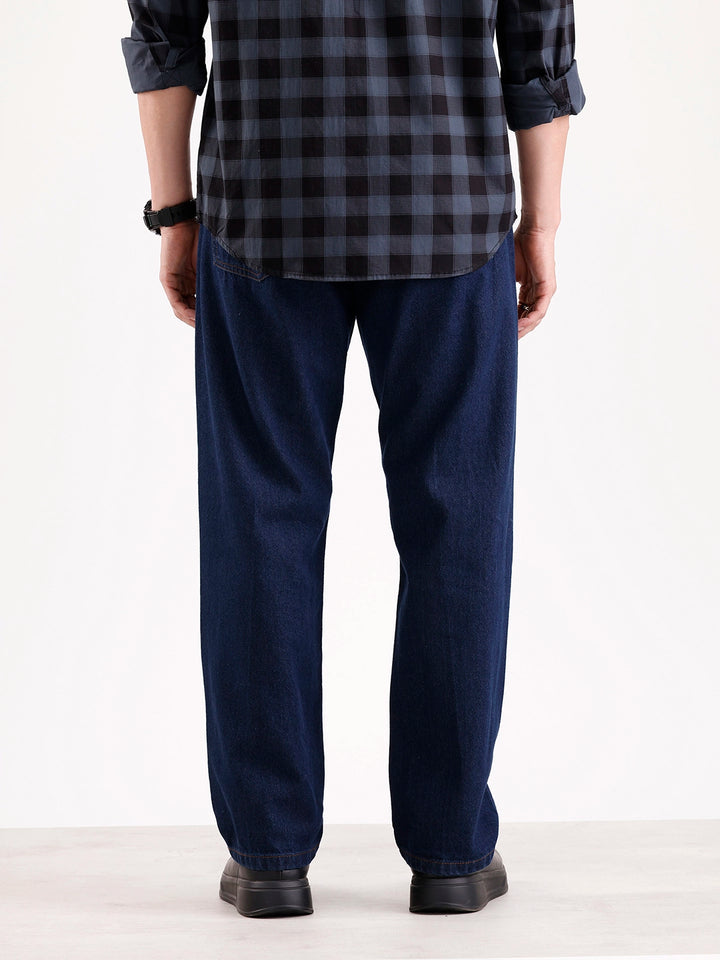 Classic Anti Fit Denim Jeans   |  Blue