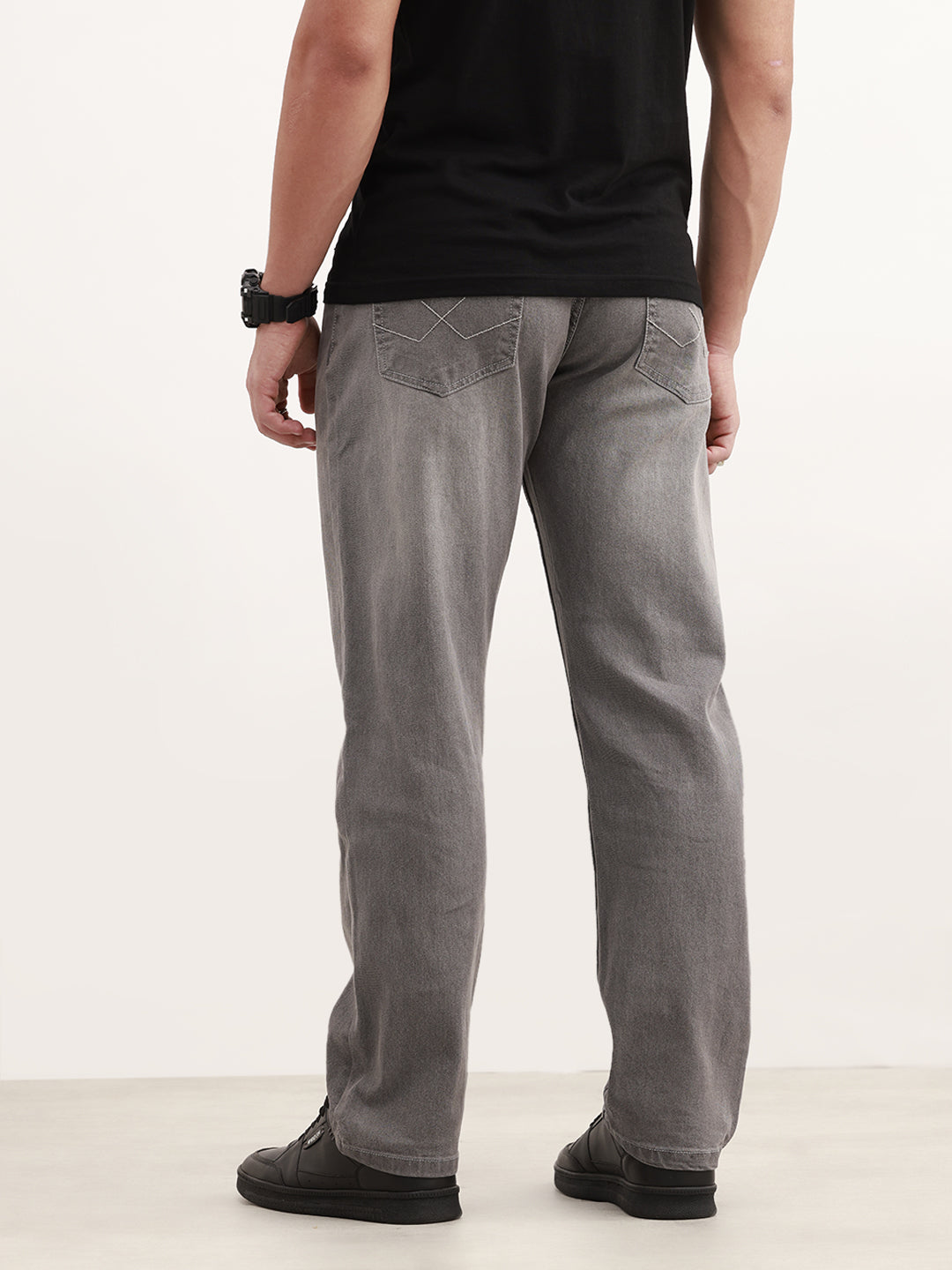 Anti Fit Faded Denim Jeans | Grey