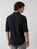 Solid Regular Fit Full Sleeve Shirt | Charcoal