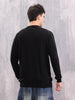 Structured Crew Neck Pullover | Black