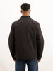 Solid Regular Fit Jacket | Black